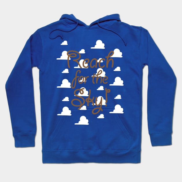 Reach for the Sky Hoodie by DreamersDesignCo